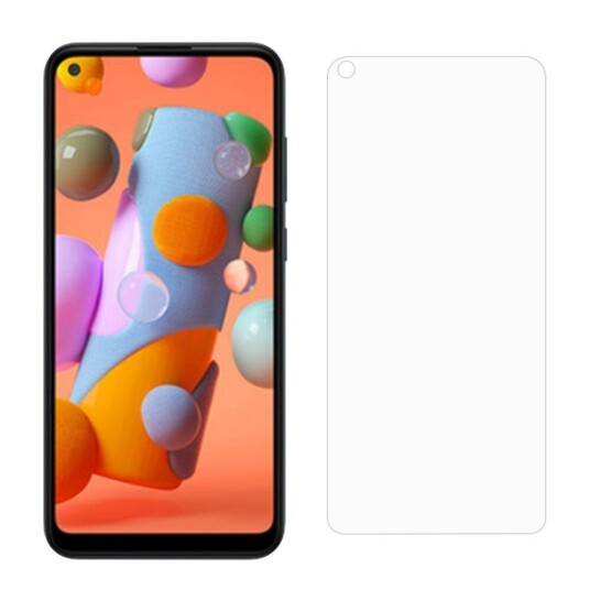INCOVER Samsung Galaxy M11 Herdet Beskyttelsesglass - Case Friendly - Gjennomsiktig