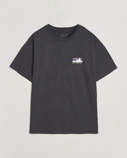 Patagonia 73 Skyline Logo T Shirt Ink Black