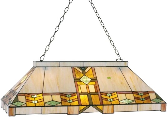 Clayre&Eef Tiffany pendellampe EDDART dimbar Flerfarget Stue / spisestue Glass Tiffany Clayre&Eef Tiffany pendellampe EDDART dimbar Flerfarget Stue / spisestue Glass Tiffany