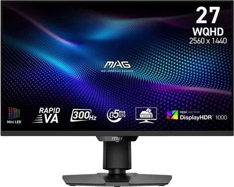 MSI MAG 274QPF 27" Gaming Monitor 2560x1440 QHD 300Hz Rapid VA MSI MAG 274QPF 27" Gaming Monitor 2560x1440 QHD 300Hz Rapid VA