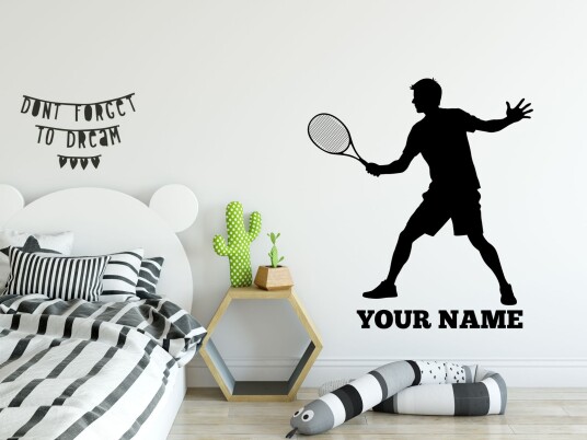 Veggoverføring / Tennisspiller