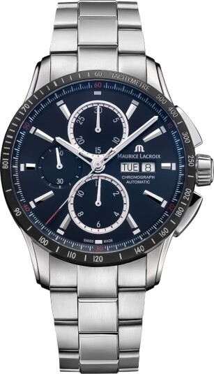 Maurice Lacroix Herreklokke PT6038 SSL22 430 1 Pontos Blå/Stål Ø43