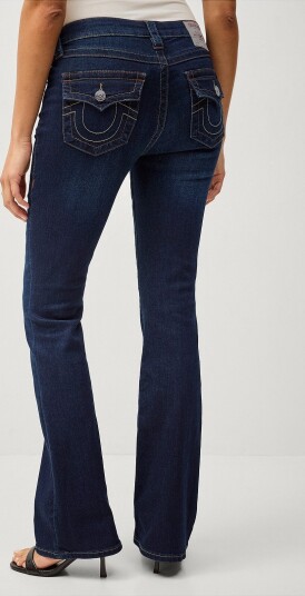 True Religion   Jeans Becca Mid Rise Boot Cut Flap   Blå