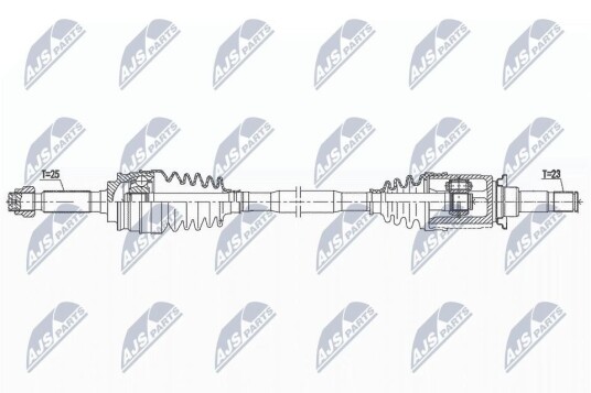 Nty Drivaksel NTY NPW CH 092 Nty Drivaksel NTY NPW CH 092