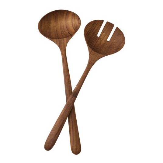 Tell Me More   Teak salatbestikk 30 cm
