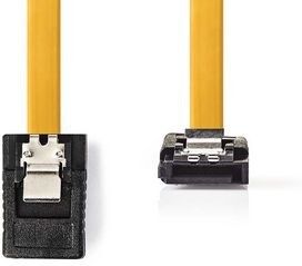 Nedis SATA 6 Gb / s Kabel Vinklad 1 m Gul