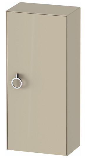 Duravit White Tulip Halvhøyskap 40x24x88 cm Taupe Høyglans