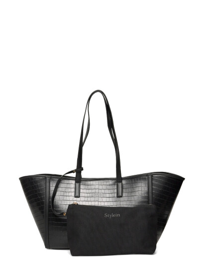 Stylein Yendi Bag Croco - Black - ONE SIZE Stylein Yendi Bag Croco - Black - ONE SIZE