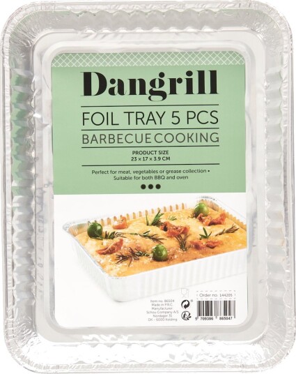 DANGRILL ALUMINIUMSBRETT 22X17CM 5STK DANGRILL ALUMINIUMSBRETT 22X17CM 5STK