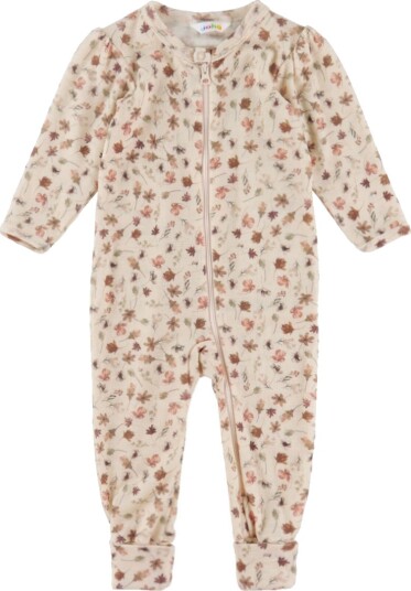 Joha Jumpsuit Ull Lyserød m. Blomster Joha 40 Jumpsuit Beige Brun Rosa