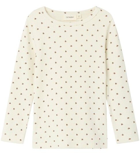 Lil"Atelier Turtledove Ladybug Lago Kim Slim Bluse Noos 104