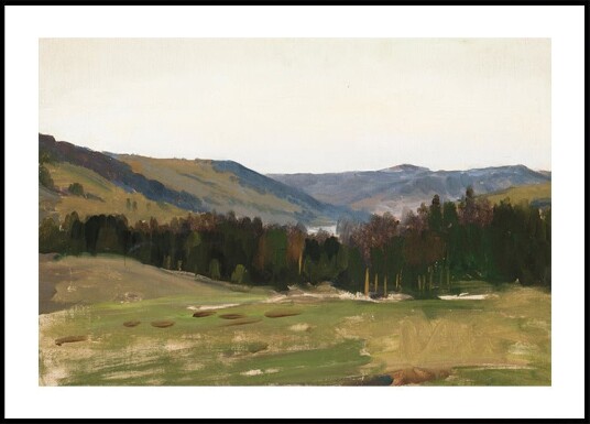 Highland Landscape by Leon Wyczółkowski Plakat Plakat / 21x30cm Highland Landscape by Leon Wyczółkowski Plakat Plakat / 21x30cm