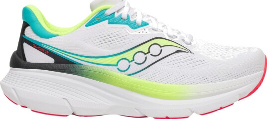 Saucony Men"s Guide 19 White/citron 44.5 Saucony Men"s Guide 19 White/citron 44.5