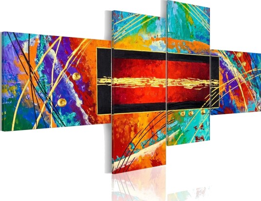 Bilde Dance Of Rainbow 200x90 Artgeist sp. z o. o.