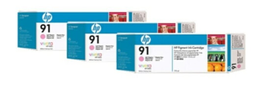 HP C9487A HP 91 Blekkpatron lys magenta HP C9487A HP 91 Blekkpatron lys magenta