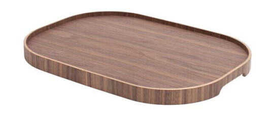 Bosign - CurveLine serveringsbrett anti-slip 47x34 cm valnøtt