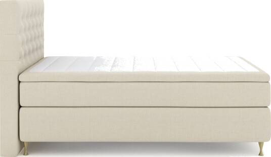Select No 6 Kontinentalseng 160x200 Fast/Medium Watergel - Beige/Gullben