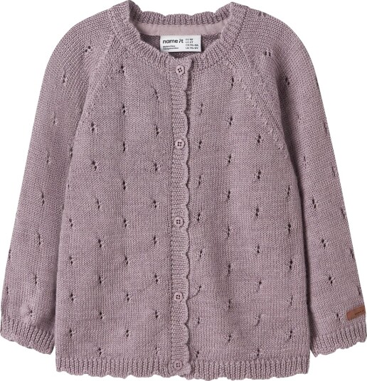 Name It Cardigan Strikk NmfWrilla Paddehatter Name It 5 år (110) Cardigan Lilla