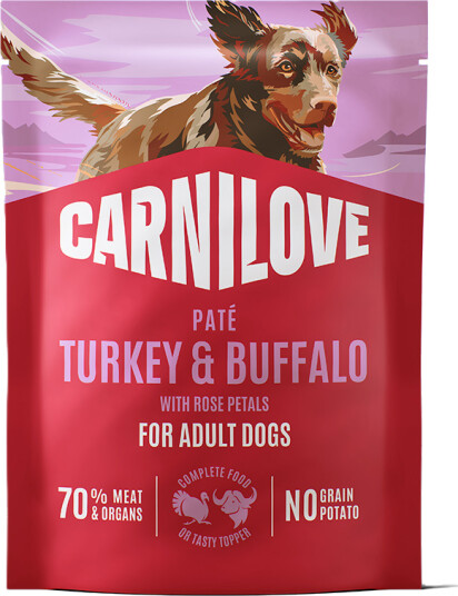 Carnilove Våtfôr til Hund - Paté Tyrkisk & Bison med Roser 300 g Carnilove Våtfôr til Hund - Paté Tyrkisk & Bison med Roser 300 g