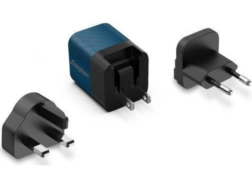 Energizer Ultimate - Multiplug Eu / Uk / Us Gan 20W Pd Vegglader (Blå)