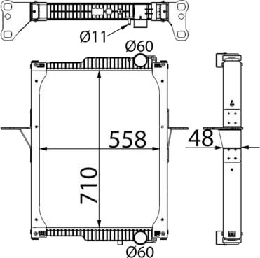 MAHLE CR 822 000S Radiator motorkjøling