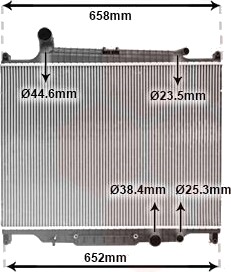 VAN WEZEL 02012704 Radiator, motorkjøling VAN WEZEL 02012704 Radiator, motorkjøling