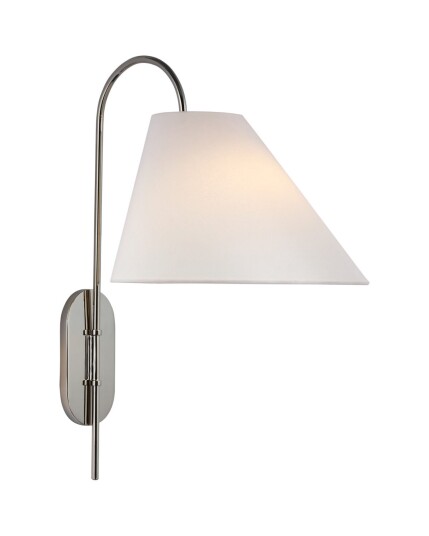 Kinsley vägglampa justerbar nickel Kinsley vägglampa justerbar nickel