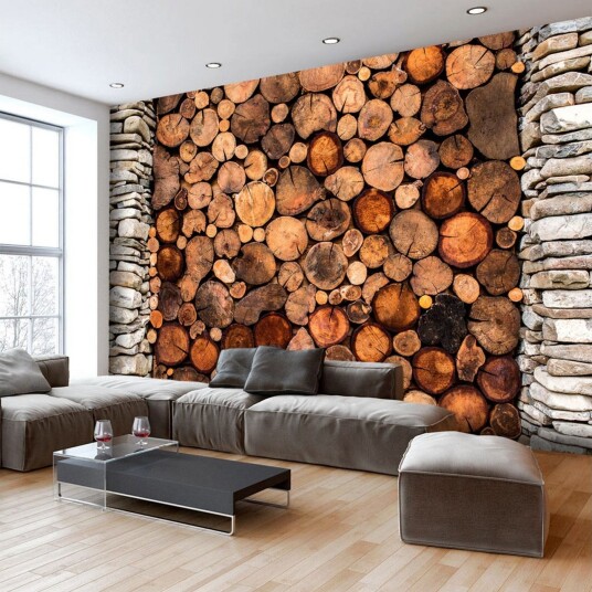 Fototapet Wooden Gate 350x245 - Finnes i flere størrelser