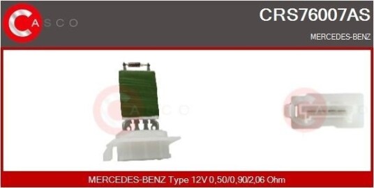 CASCO CRS76007AS Motstand, kupévifte CASCO CRS76007AS Motstand, kupévifte