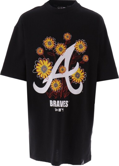 New Era T skjorte   Floral   Svart   New Era   Large   T skjorte
