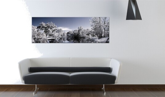 Tavle Wintry Lake 135X45 Artgeist sp. z o. o.