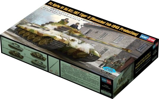 HobbyBoss Tiger II Stridsvogn Byggesett 1:35 HobbyBoss Tiger II Stridsvogn Byggesett 1:35