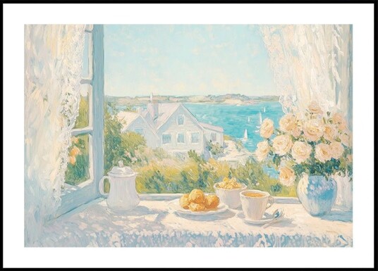 Morning Serenity by the Sea Plakat Plakat / 30x40cm