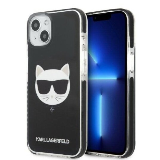 Karl Lagerfeld Hardcase til iPhone 13 Mini 5,4" Choupette Hode - Svart