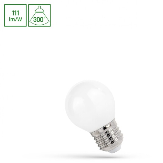 LED globe P45 E27 5,5W   230V kulltråd Spectrum   Kulør : Varm