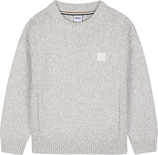BOSS Pullover Cream 128