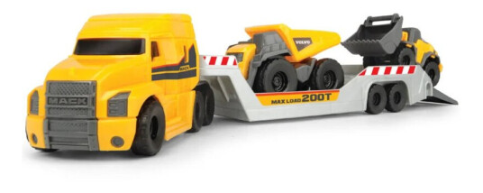 Dickie Toys Transportbil 32cm m/ 2 anlegsskjøretøy