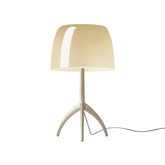Foscarini Lumiere Grande bordlampe gull/beige 45 cm 45 Gull / Messing