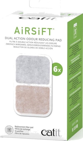 Catit Airsift Dual Action Filterkassett 6 Stk