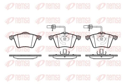 Bremseklosser REMSA 0721.02