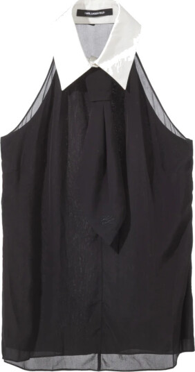 Karl Lagerfeld Dame Topper Svart M,