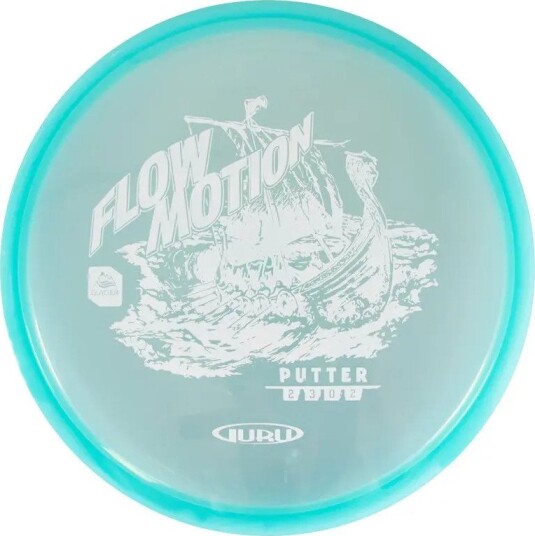 Guru Disc Golf Glacier Line Putter Flow Motion Blue One size Guru Disc Golf Glacier Line Putter Flow Motion Blue One size