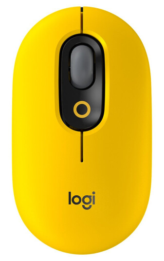 Logitech POP Mouse - Blast Yellow - Mus - Optisk - 4 - Gul