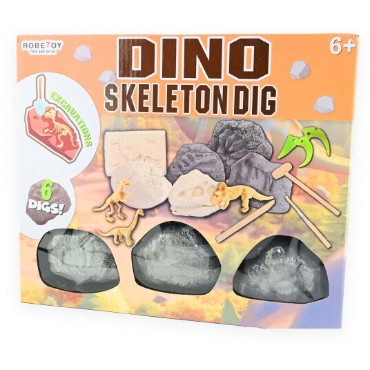 Robetoy DIG IT OUT DINOSAUR SKELETON Utgravingssett