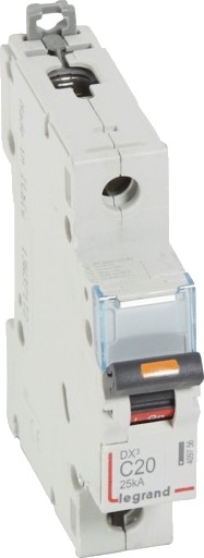 Legrand DX3 MCB automatsikring C20 1P 1M 25kA