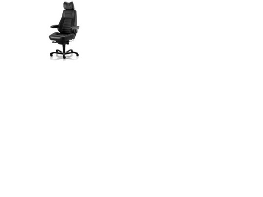 Kontorstol Kab Seating Executive Black Leather Kontorstol Kab Seating Executive Black Leather