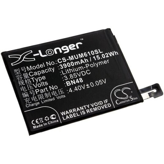 Xiaomi MZB6877IN batteri (3900 mAh 3.85 V, Sort)