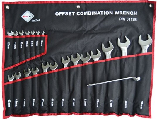 BATO Ringgaffelnøkkelsett 6-32mm offset forkrøpning. 20 deler. BATO Ringgaffelnøkkelsett 6-32mm offset forkrøpning. 20 deler.