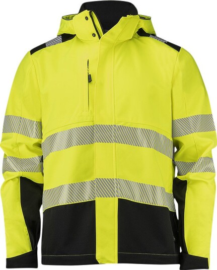Texstar Softshelljakke FJ87 Hi-Vis Gul/Svart Hi-Vis Gul/Svart