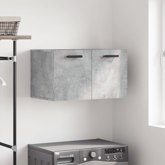 Veggskap betonggrå 60x36,5x35 cm konstruert tre 8720845948733